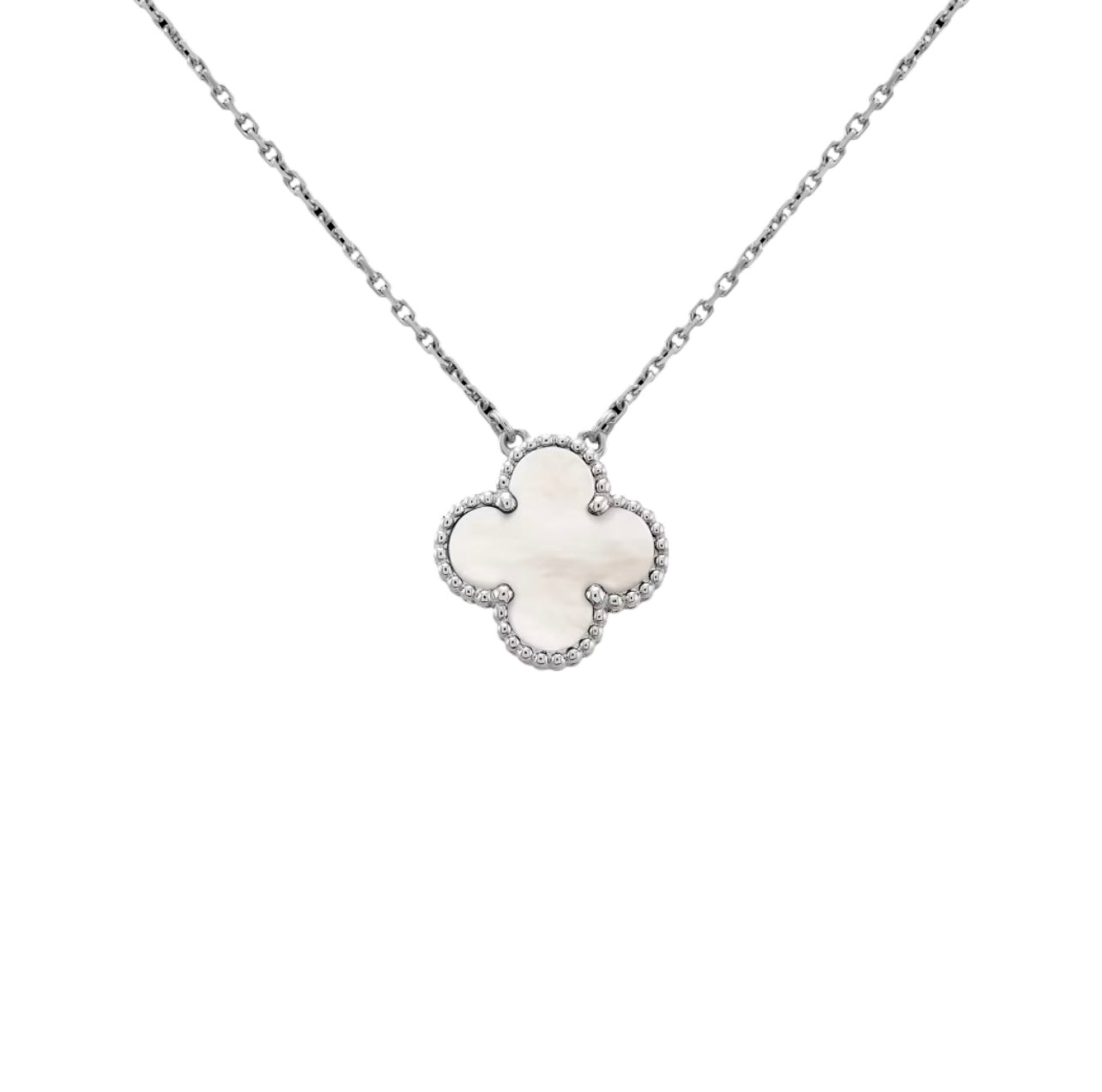 COLOURFUL SINGLE CLOVER NECKLACE