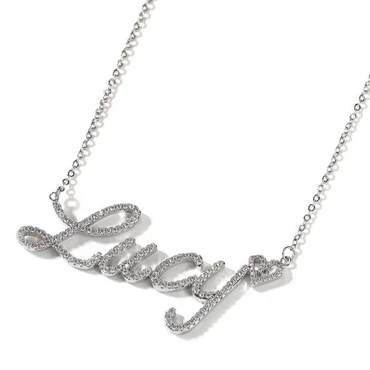 DAINTY CURSIVE CUSTOM NECKLACE