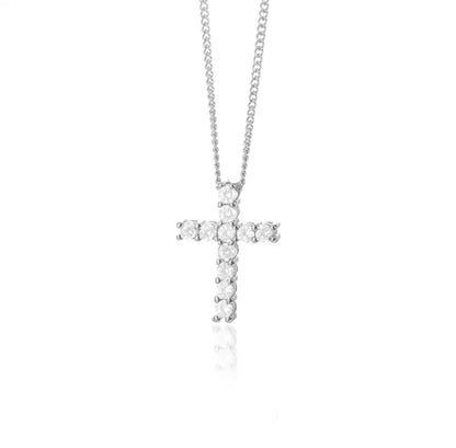 ELEGANT TENNIS CROSS NECKLACE