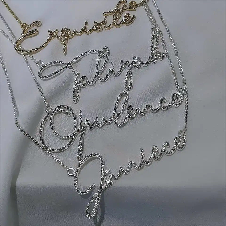 DAINTY CURSIVE CUSTOM NECKLACE