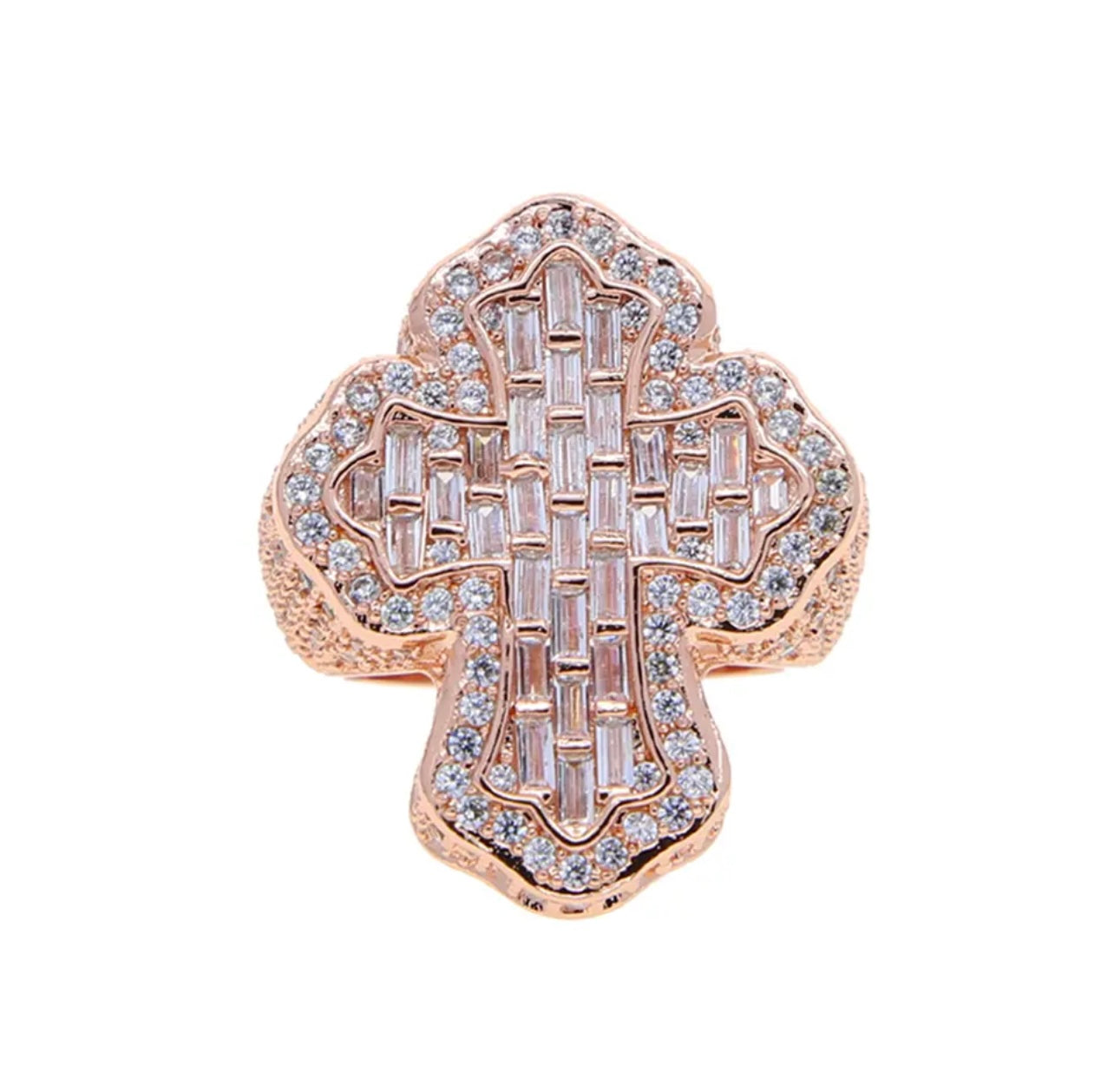 CHUNKY ROYAL CROSS RING