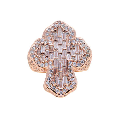 CHUNKY ROYAL CROSS RING