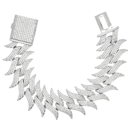 XL 30MM CUBAN SPIKES BRACELET