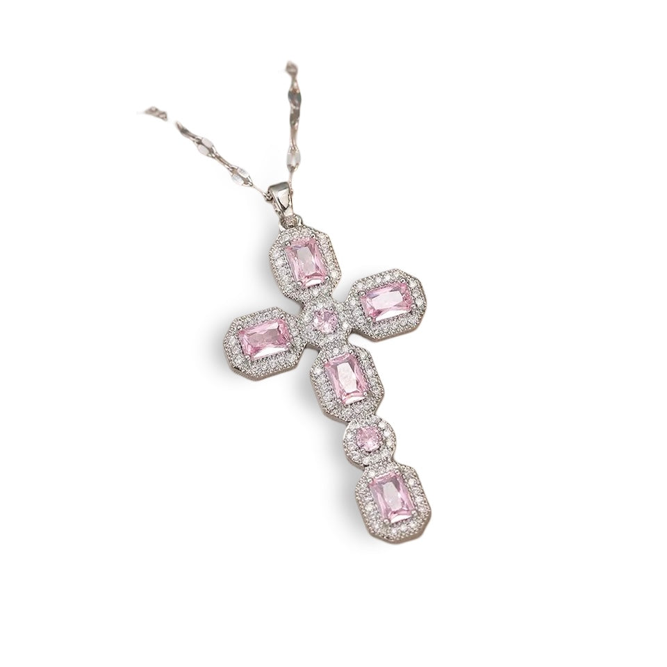 PINK ICY CROSS