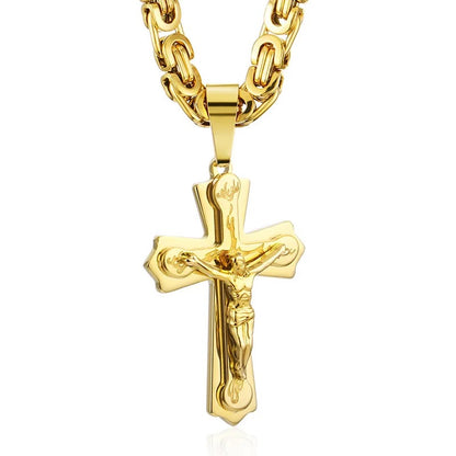 STAINLESS CRUCIFIX CHAIN