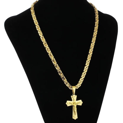 STAINLESS CRUCIFIX CHAIN