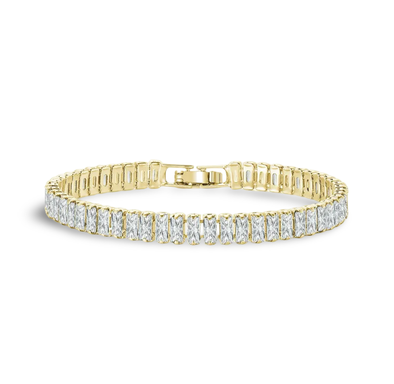 MINI BAGUETTE TENNIS BRACELET