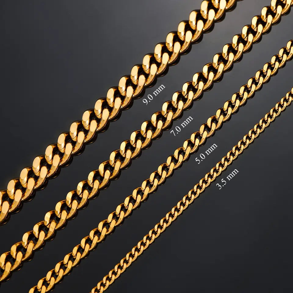 STAINLESS CUBAN LINK CHAIN