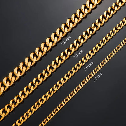 STAINLESS CUBAN LINK CHAIN