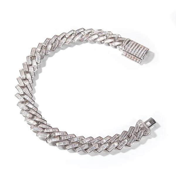 20MM BAGUETTE PRONG CUBAN CHAIN