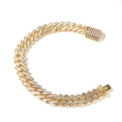 20MM BAGUETTE PRONG CUBAN CHAIN