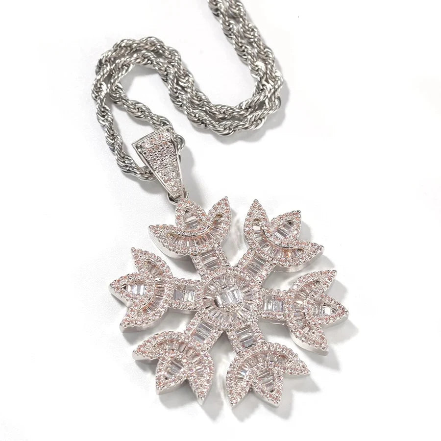 ICY SNOWFLAKE PENDANT