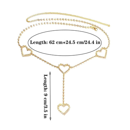 LOVE HEART WAIST CHAIN