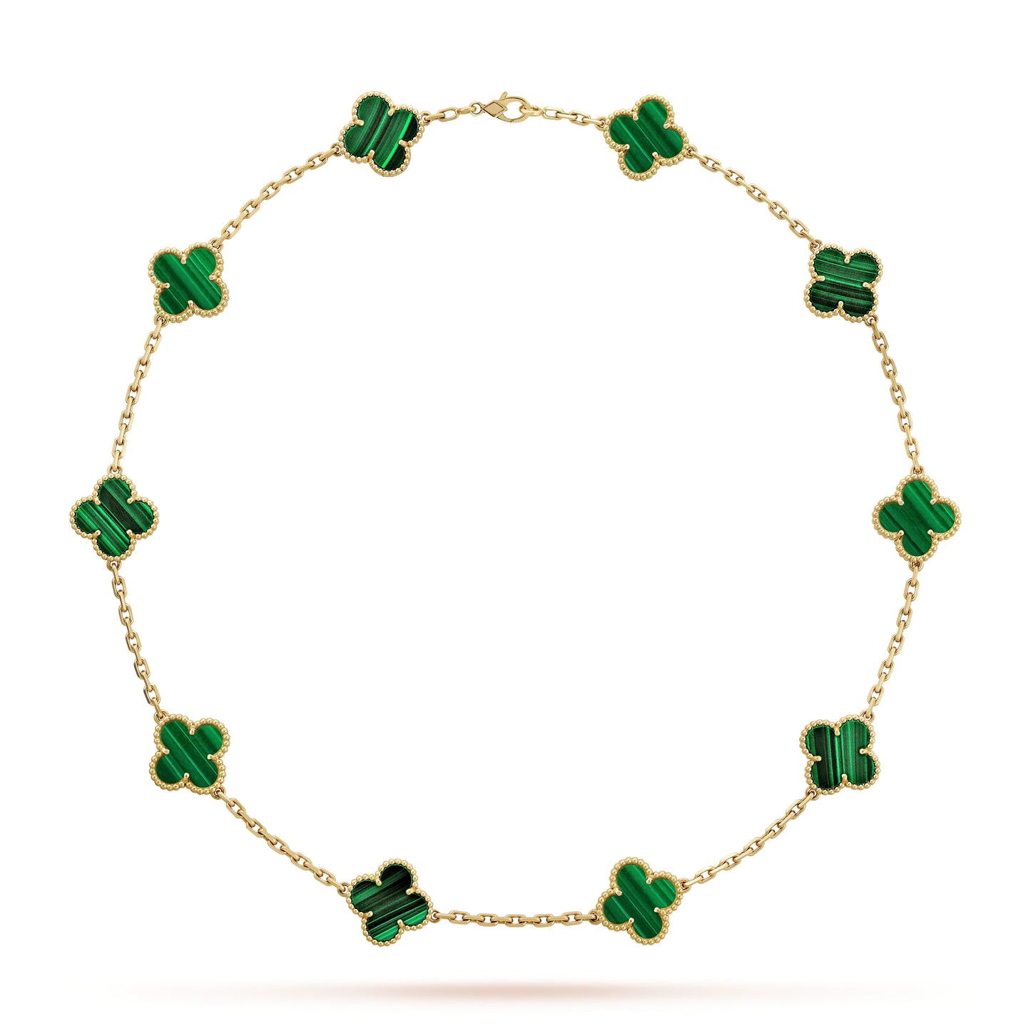 COLOURFUL 10 CLOVER NECKLACE