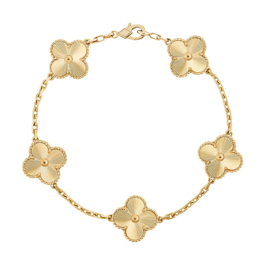 METALLIC CLOVER BRACELET