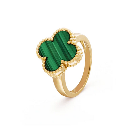 COLOURFUL CLOVER RINGS