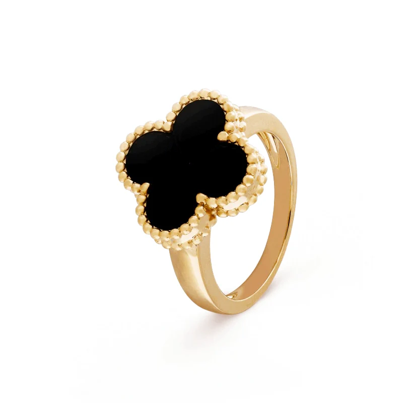 COLOURFUL CLOVER RINGS