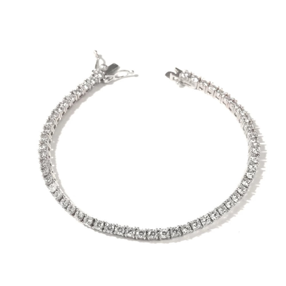 .925 TENNIS BRACELET VVS LAB STONES