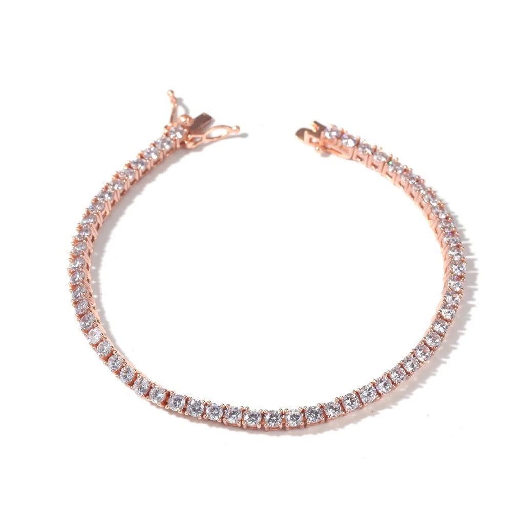 .925 TENNIS BRACELET VVS LAB STONES