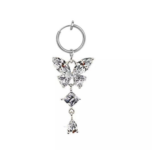 BUTTERFLY FAKE BELLY PIERCING - officialdripdoll