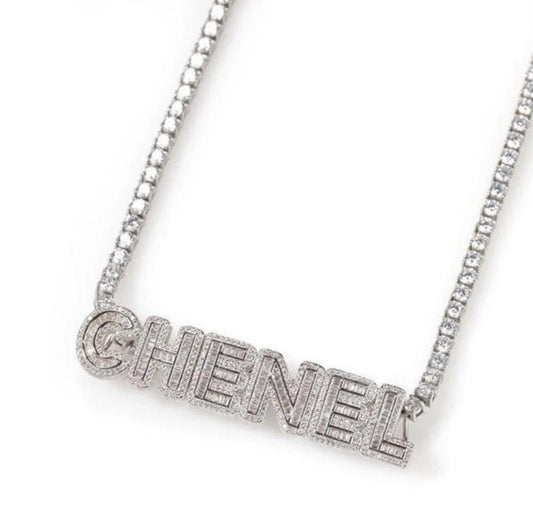 BAGUETTE NAME CHAIN - officialdripdoll