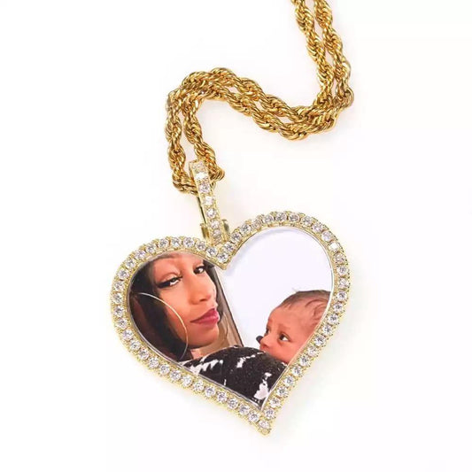 CUSTOM HEART PENDANT - officialdripdoll