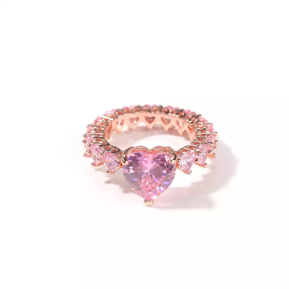 ICY HEART RING - officialdripdoll