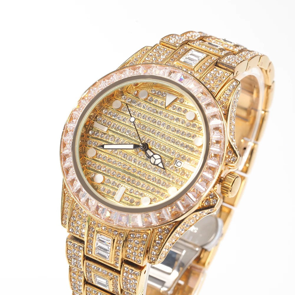 ICY BAGUETTE WATCH - officialdripdoll