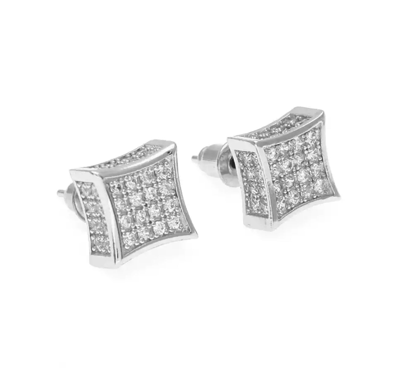 ICY SQUARE EARRINGS - officialdripdoll