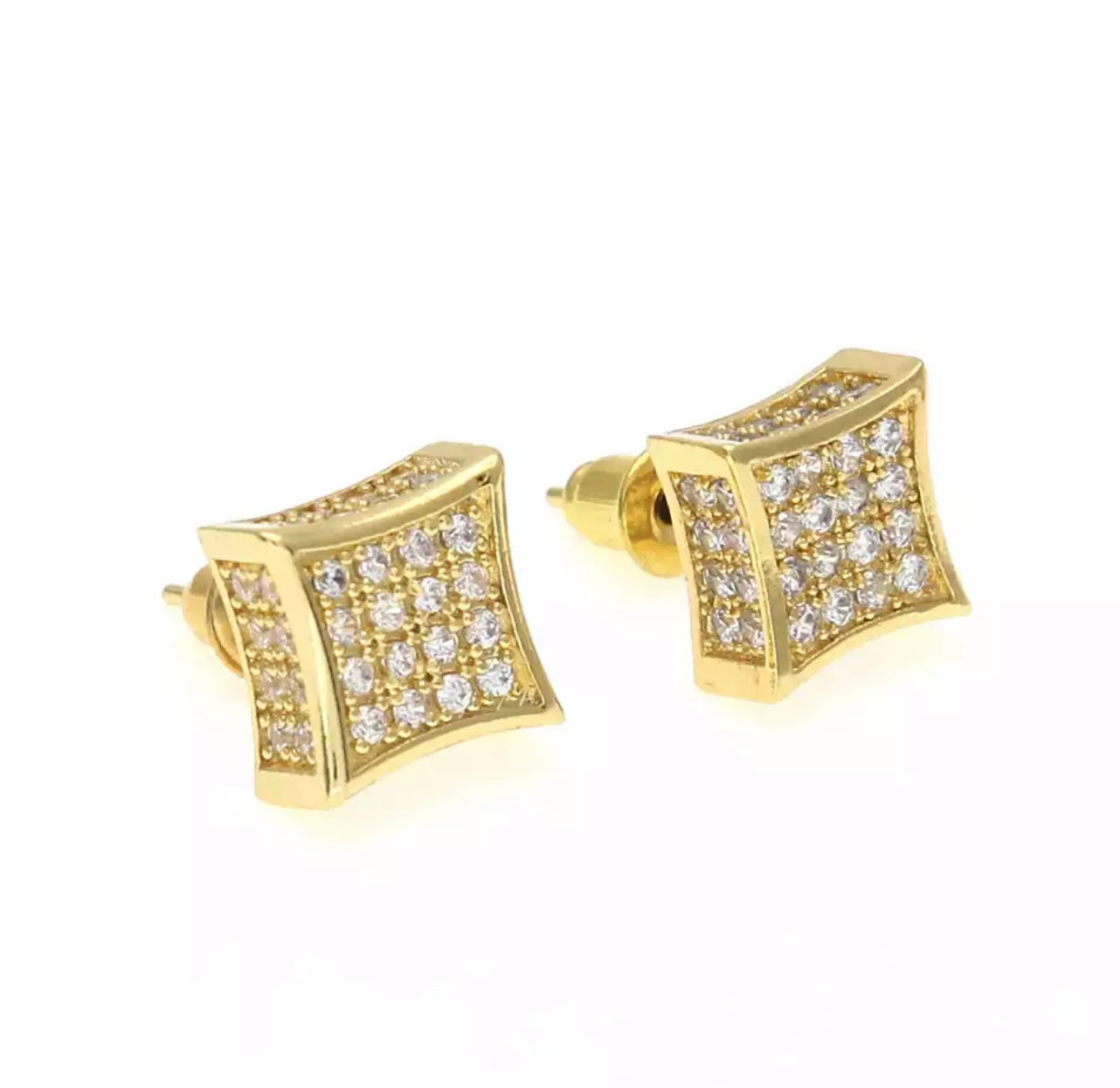 ICY SQUARE EARRINGS - officialdripdoll