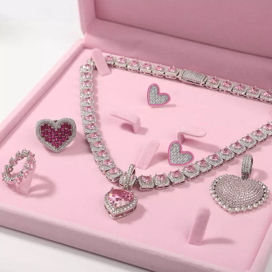 PINK HEARTS SET